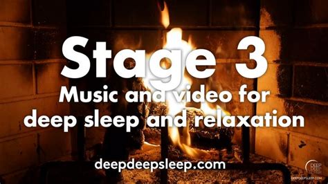 Stage 3 Deep Sleep Relaxation Video With Gentle Music To Send You To