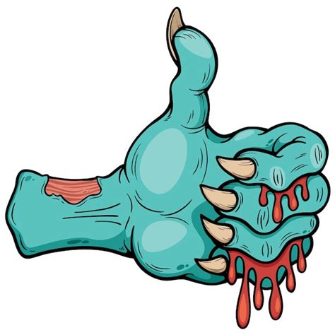 Premium Vector Cartoon Zombie Hand