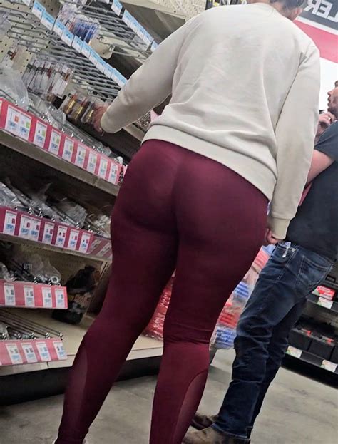 Pawg Milf In Red Leggings With Vpl Pics Spandex Leggings Yoga Pants Forum