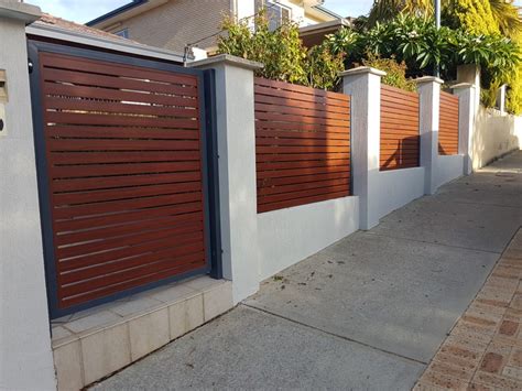 Slat Gates Steel Improvements Wa Perth Gate Specialist