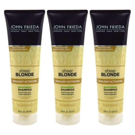 John Frieda Sheer Blonde Highlight Activating Enhancing Shampoo For