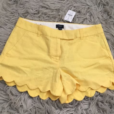 J Crew Shorts 4 J Crew Scalloped Shorts Poshmark