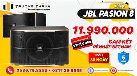 Loa Karaoke JBL Pasion 8 chính hãng giá rẻ nhất có trả góp 0