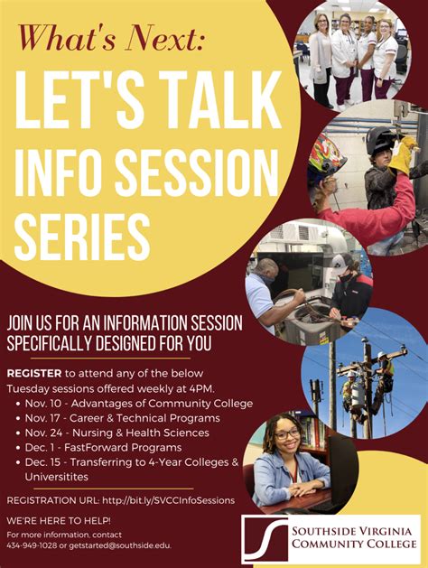 Lets Talk Information Session Southside Virginia Community College