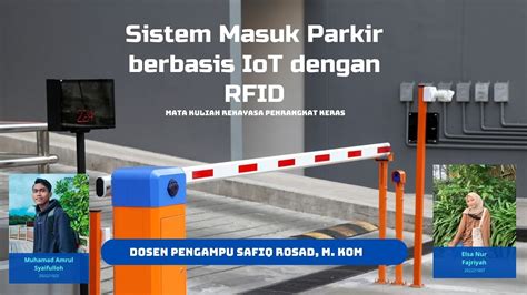 Sistem Masuk Parkir Berbasis IOT Dengan RFID YouTube