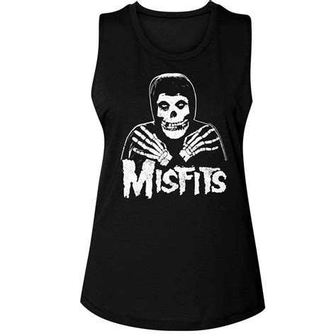 Misfits Misfits Skull Crossed Arms Womens Tank 452133 Rockabilia