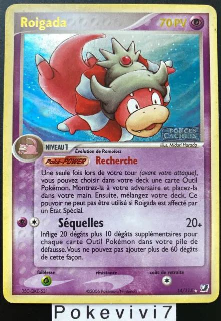 Carte Pokemon Roigada Holo Reverse Bloc Ex Forces Cach Es Fr Eur