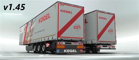 Kogel Trailers By Dotec 1 45 ETS 2 Mods Ets2 Map Euro Truck