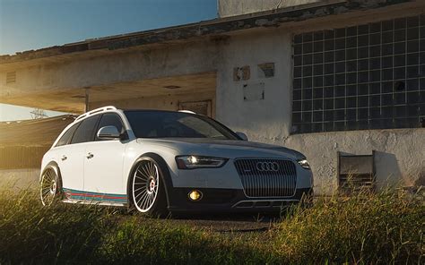 Audi A4 Allroad Quattro Tuning Stance Wagons Low Rider Tunnes Audi