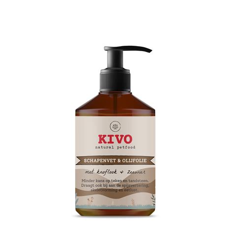 Kivo Vloeibaar Schapenvet Met Knoflook Zeewier 500 Ml Webshop