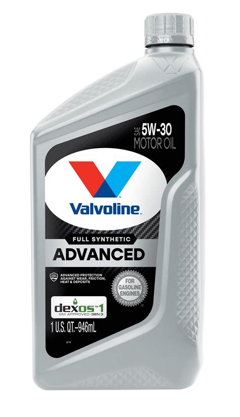 Valvoline Advanced Full Synthetic 5W-30 Motor Oil 1 QT - Walmart
