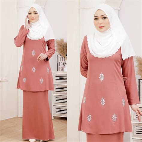 Baju Kurung Riau Diamond Plussize Xs Xl Baju Kurung Besar Baju Kurung