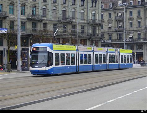 VBZ Be 5 6 3030 Mit Der Neuen SOB Vollwerbung Am 4 4 23 Bei Der