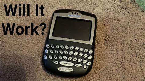 Checking Out An Untested Blackberry 7290 Youtube