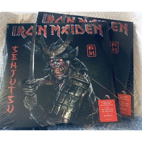 Lp Iron Maiden Senjutsu Triplo Novo Importado Lacrado Sabbath Ozzy Dio