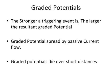 PPT - GRADED POTENTIAL & ACTION POTENTIAL PowerPoint Presentation - ID ... 