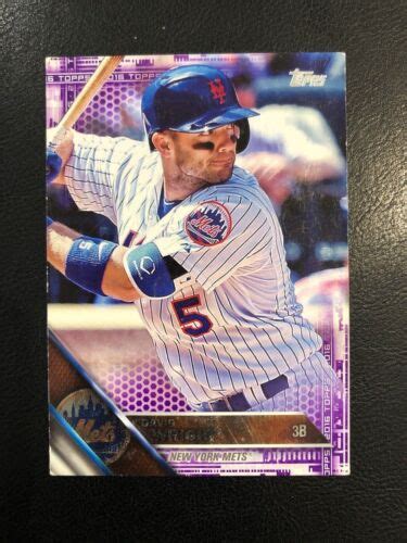 Topps Chrome Purple Refractors David Wright Ebay