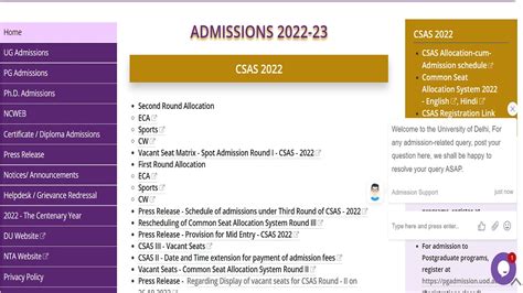 Du Admission 2022 Spot Round 2 List Of Vacant Seats Today Registrations Begins On Nov 29