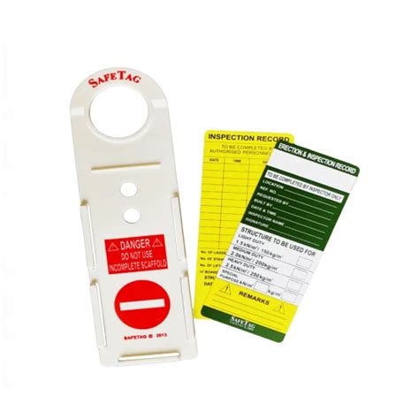 Scaffold Status Holder And Tags Scaffolding Safety Inspection Tags Do