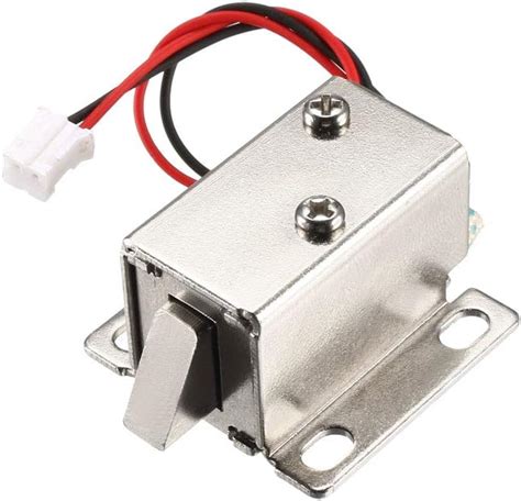 Uxcell DC 12V 0 42A 6mm Mini Electromagnetic Solenoid Lock Assembly