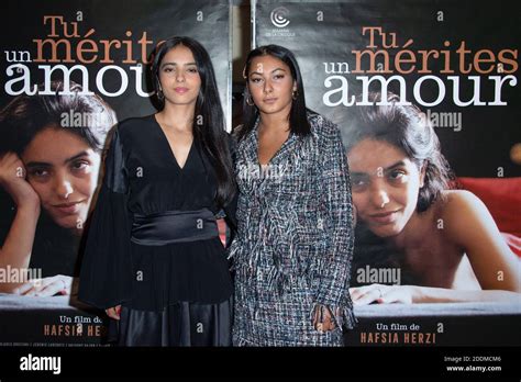 Exclusive Hafsia Herzi Et Myriam Djeljeli Participent A La Premiere Du