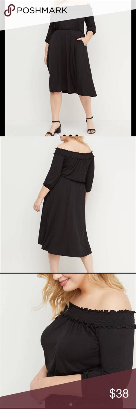 Lane Bryant Jersey Knit Black Maxi Dress Hi Low Maxi Knit Dress Lane