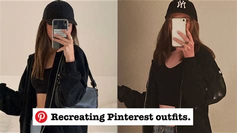 Recreating Pintrest Outfits 2022 Outfit Inspo Youtube