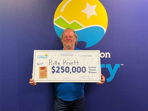 Cleveland County Man Buys Second Lottery Ticket Ever, Wins $250,000