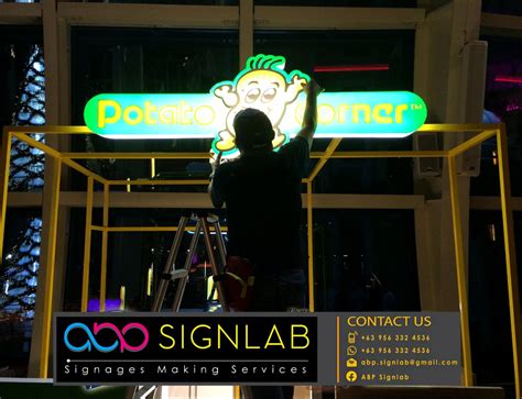 Food Cart Signage Kiosk Signage Booth Signage Store Acrylic Signage