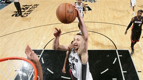 Impresionante Volcada De Manu En El Top 10 De Los Spurs ~ Nba