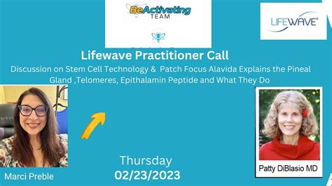 Lifewave Beactivating Team Practitioner Call Deep Dive Into Alavida And