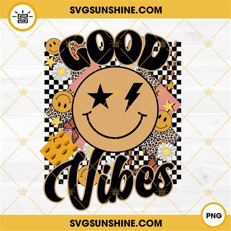 Good Vibes Smiley Png Good Vibes Leopard Png