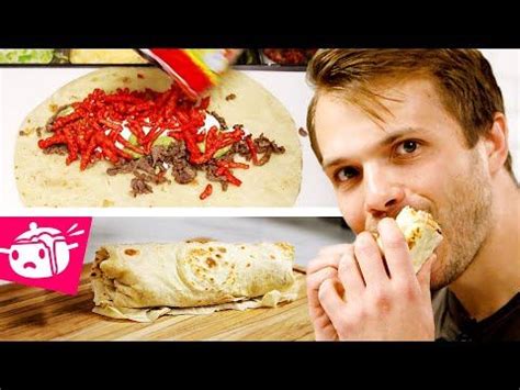 I Tried To Re Create This Flaming Hot Cheeto Burrito Mexican Food Recipes Best Homemade Pizza