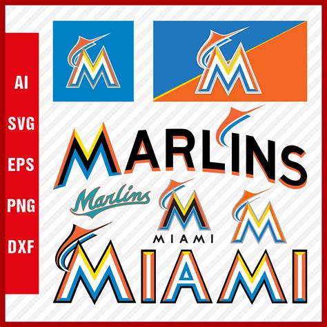 Miami Marlins Svg Cut Files Marlins Logo Svg Png Logo Inspire Uplift