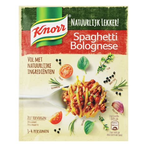 Knorr Mix Voor Spaghetti Bolognese