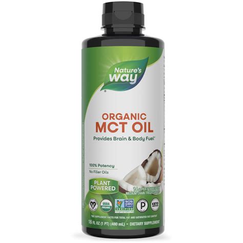 Nature's Way Mct Oil From Coconut - 16 Fl Oz: Buy Online at Best Price