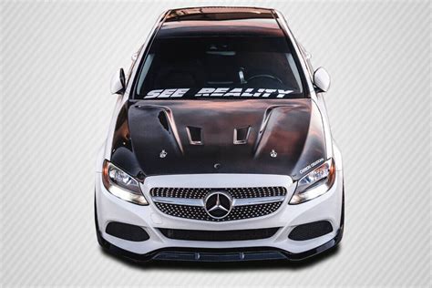 Carbon Creations Black Series Hood Body Kit For 15 21 Mercedes C Class