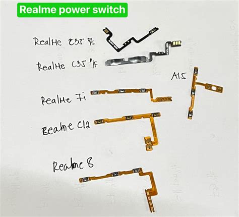 Realme Power Switch For Realme C35 Realme 7i Realme C12 Realme 8 A15