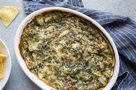 Baked Vegan Spinach Artichoke Dip Salted Plains