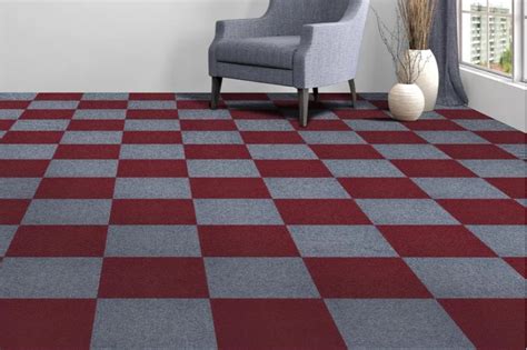 Matte Polypropylene Floor Carpet Tiles Size X Feet X Mm At