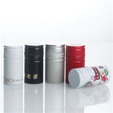 Logo Customized 30 60 Aluminum Saranex Saran Tin Tabels Wines Spirits