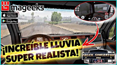 Incre Ble Lluvia S Per Realista Truck Simulator Pro Usa Sonidos