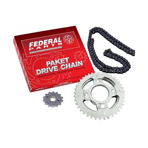 Jual Federal Paket Rantai Gir Set Motor For Honda New Blade Or Absolute