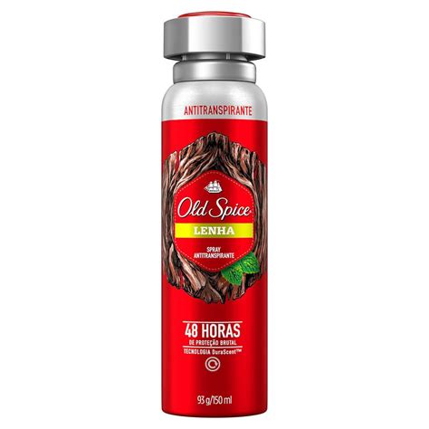 Desodorante Antitranspirante Masculino Old Spice Lenha Aerosol 1