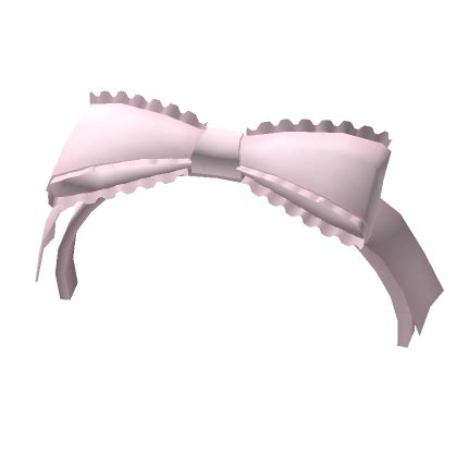 Kawaii Baby Pink Pastel Bow Headband Roblox