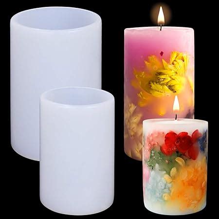 Amazon Pcs Candle Molds Silicone Candle Mold Silicone For Candle