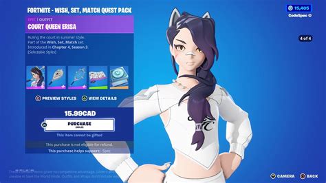 NEW Court Queen Erisa Pack Fortnite Battle Royale YouTube