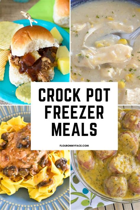 21 Crock Pot Freezer Meals Freezer Crockpot Meals Freezer Meals Meals