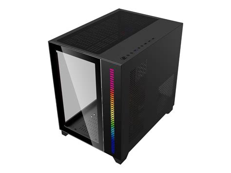 Diypc Argb Q Bk Black Usb Atx Mid Tower Gaming Computer Case W