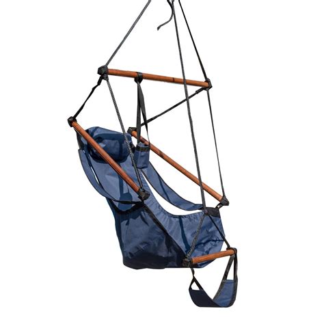 Island Retreat Hanging Hammock Swing Chair For Yard Patio With Pillow